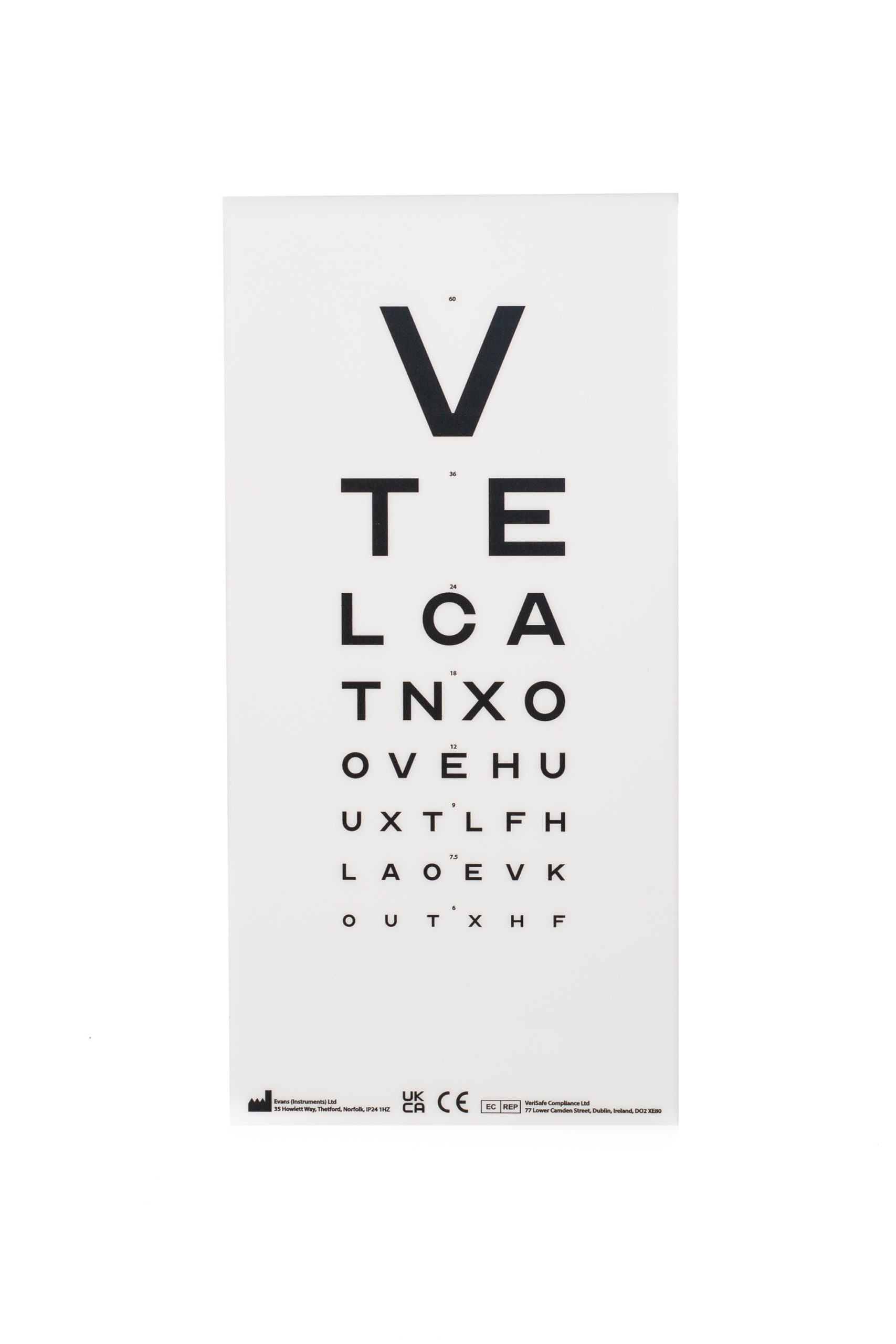 6M Snellen Vision Chart - Vision Screeners / Eye Charts | P&amp;amp;A with regard to Snellen Chart Printable 3M