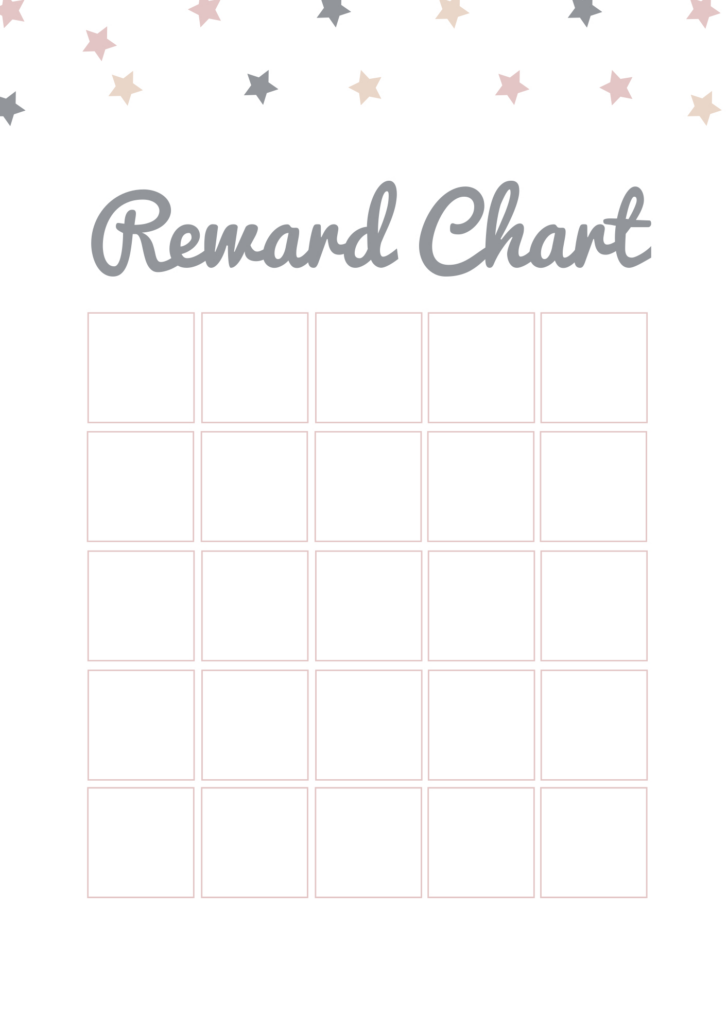 Monthly Reward Chart Printable