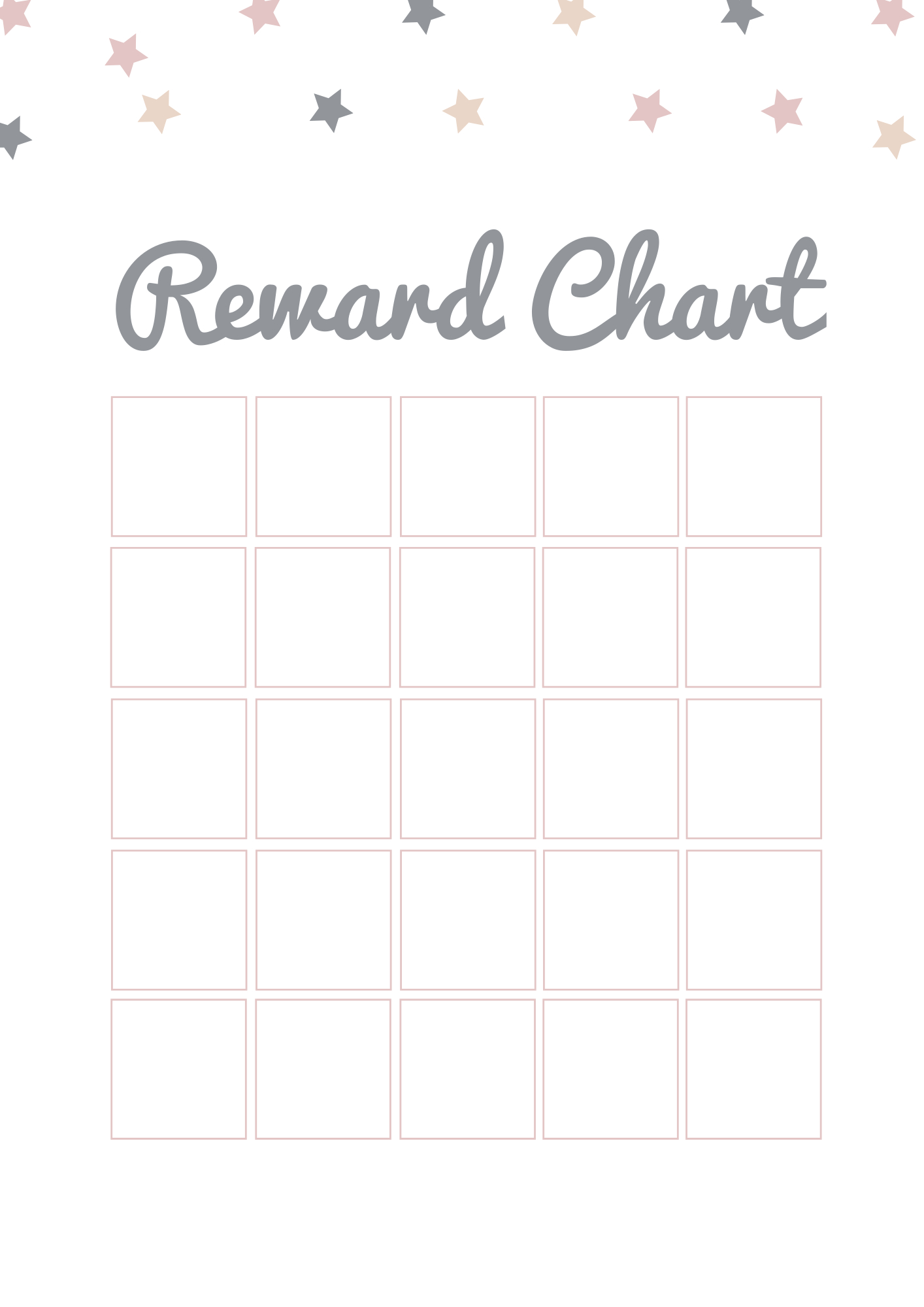 A Simple Reward Chart | Free Printable — Domestic Fashionista with regard to Sticker Chart Printable Free