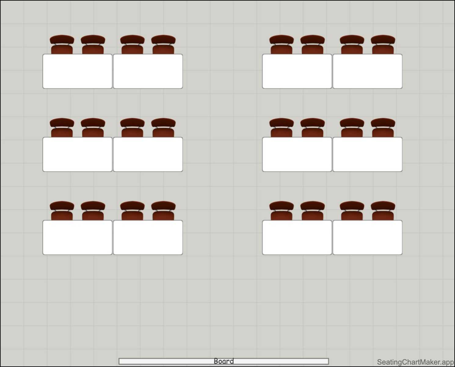 Classroom Seating Chart Templates (Editable) throughout Classroom Seating Chart Printable