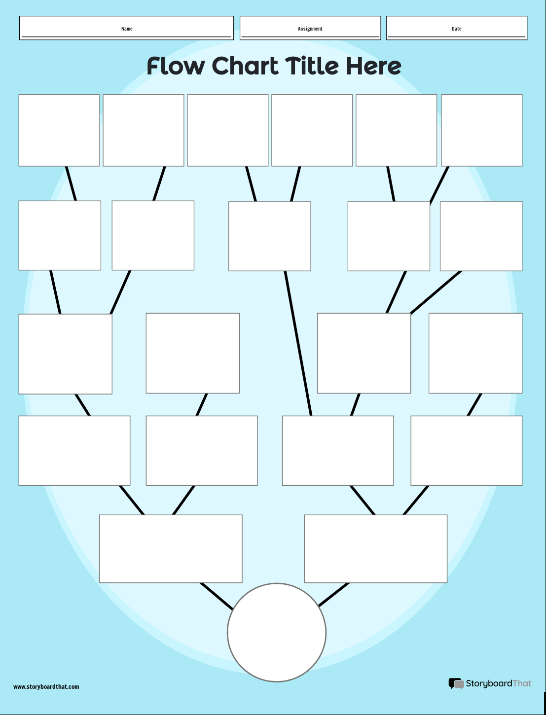 Flow Chart Worksheets: Free Templates &amp;amp; Graphic Organizer with regard to Blank Flow Chart Printable