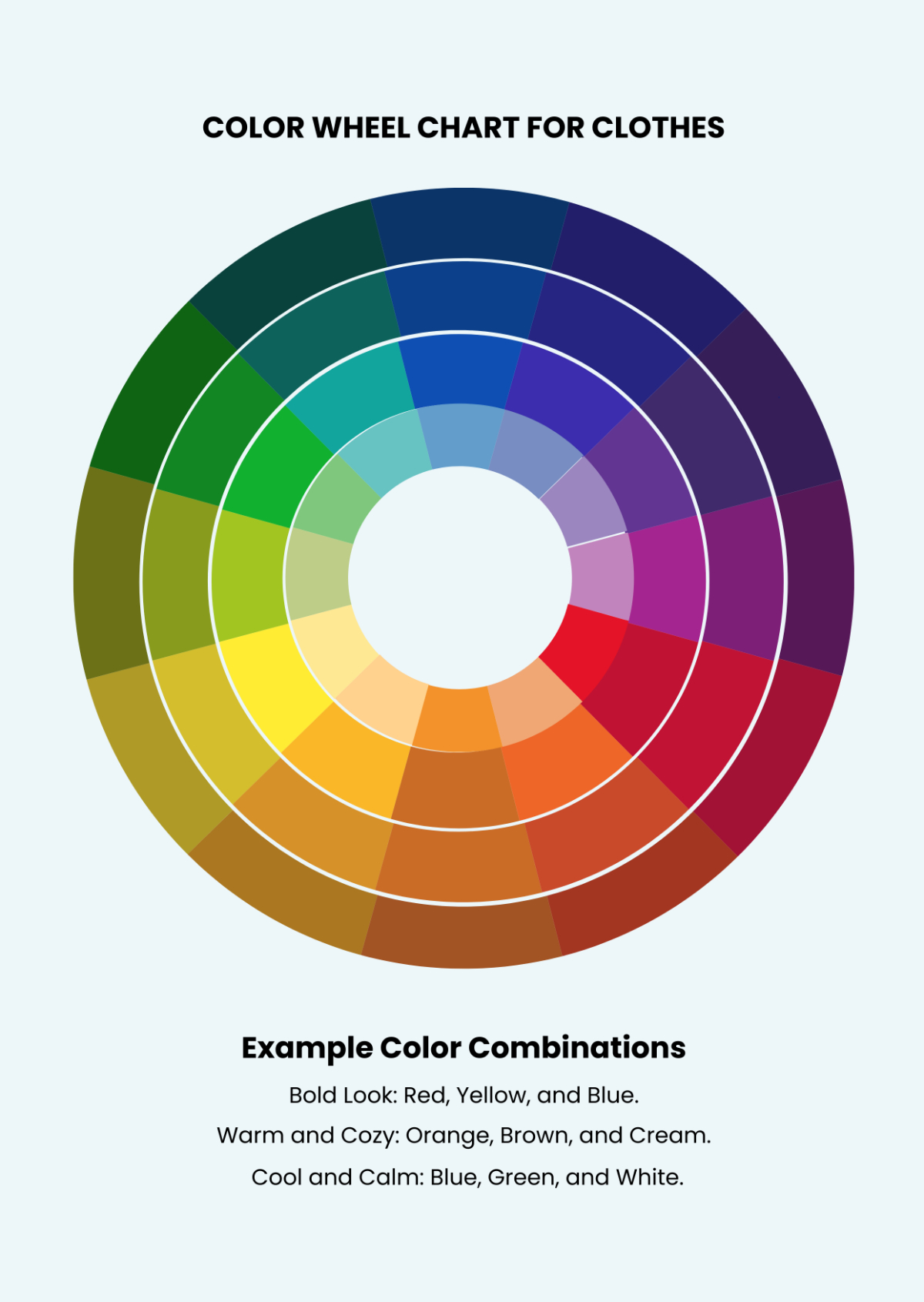 Free Color Wheel Chart Templates, Editable And Printable with regard to Color Wheel Chart Printable