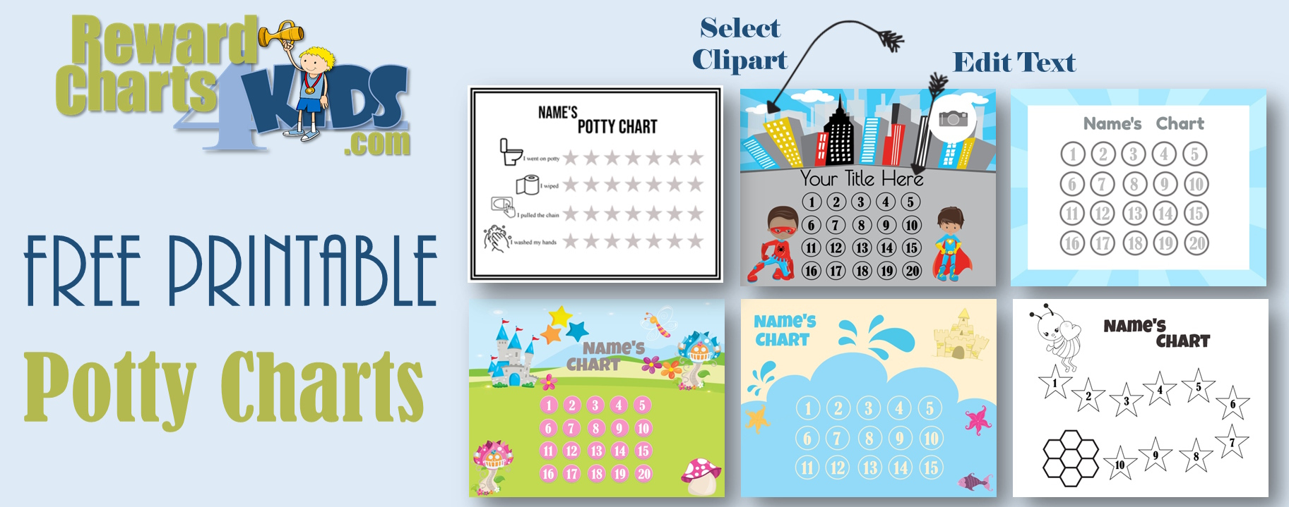 Free Potty Training Chart | Customize Online &amp;amp; Print At Home regarding Free Potty Chart Printable