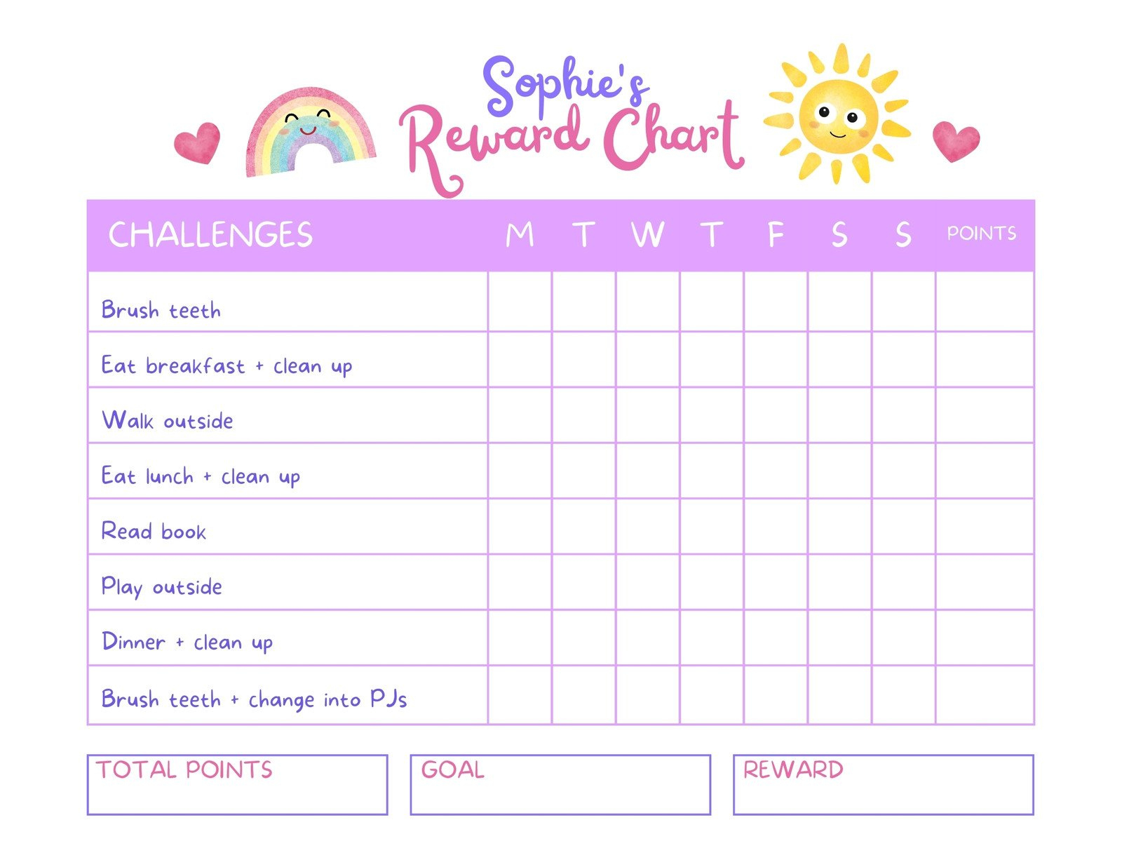 Free Printable, Customizable Reward Chart Poster Templates | Canva with regard to Class Incentive Chart Printable