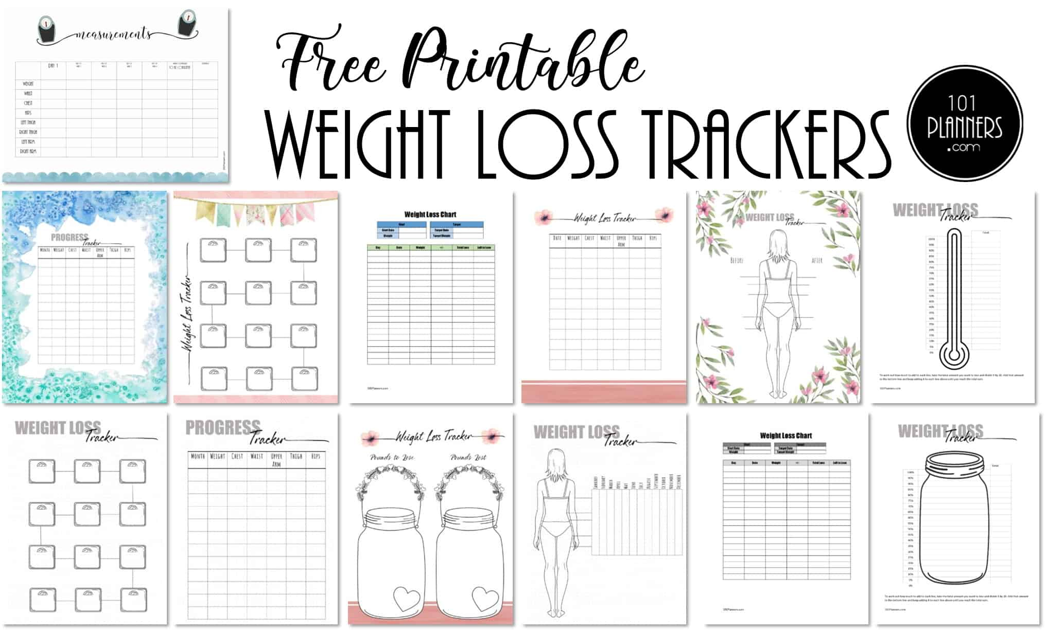Free Weight Loss Tracker Printable | Customize Before You Print within Weight Tracker Chart Printable