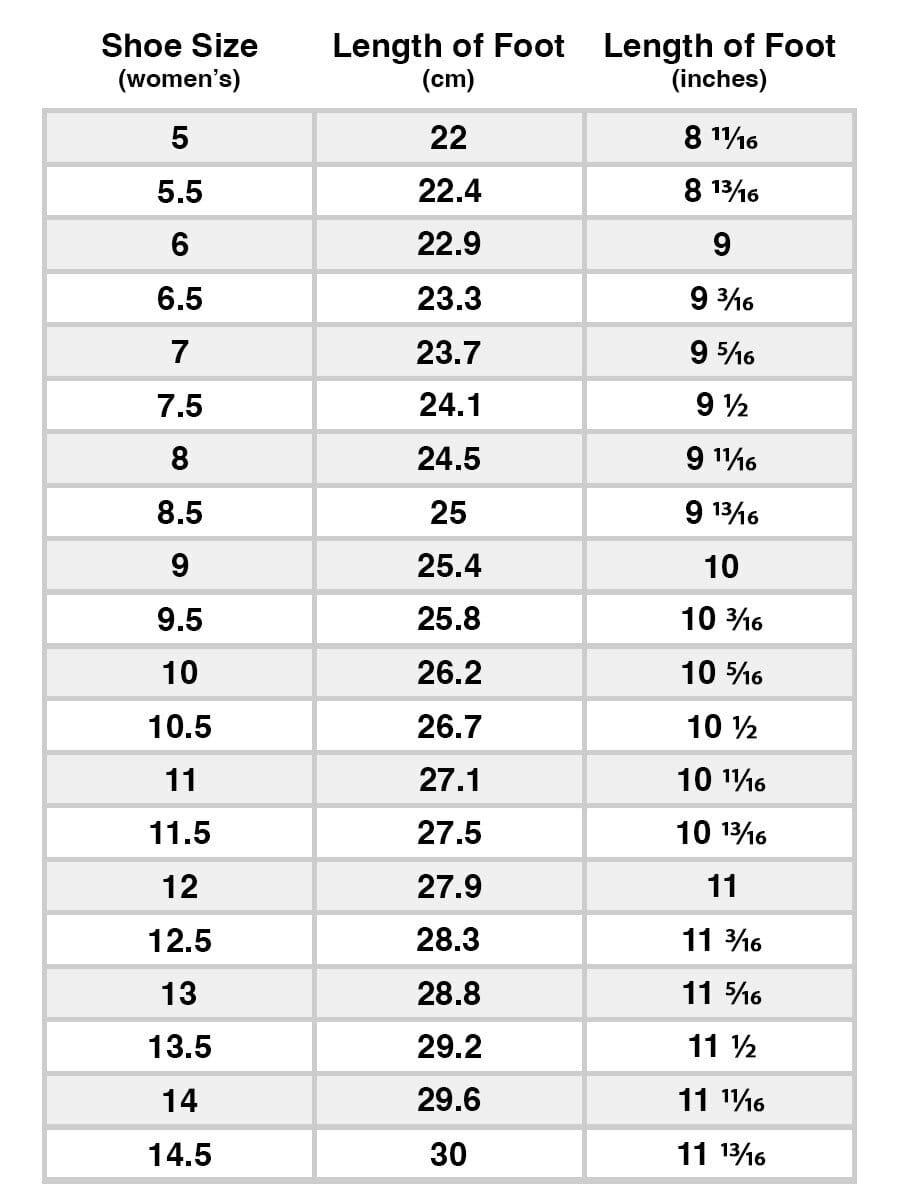How To Measure Your Foot To Find The Right Shoe Size. Nike intended for Nike Shoe Size Chart Printable