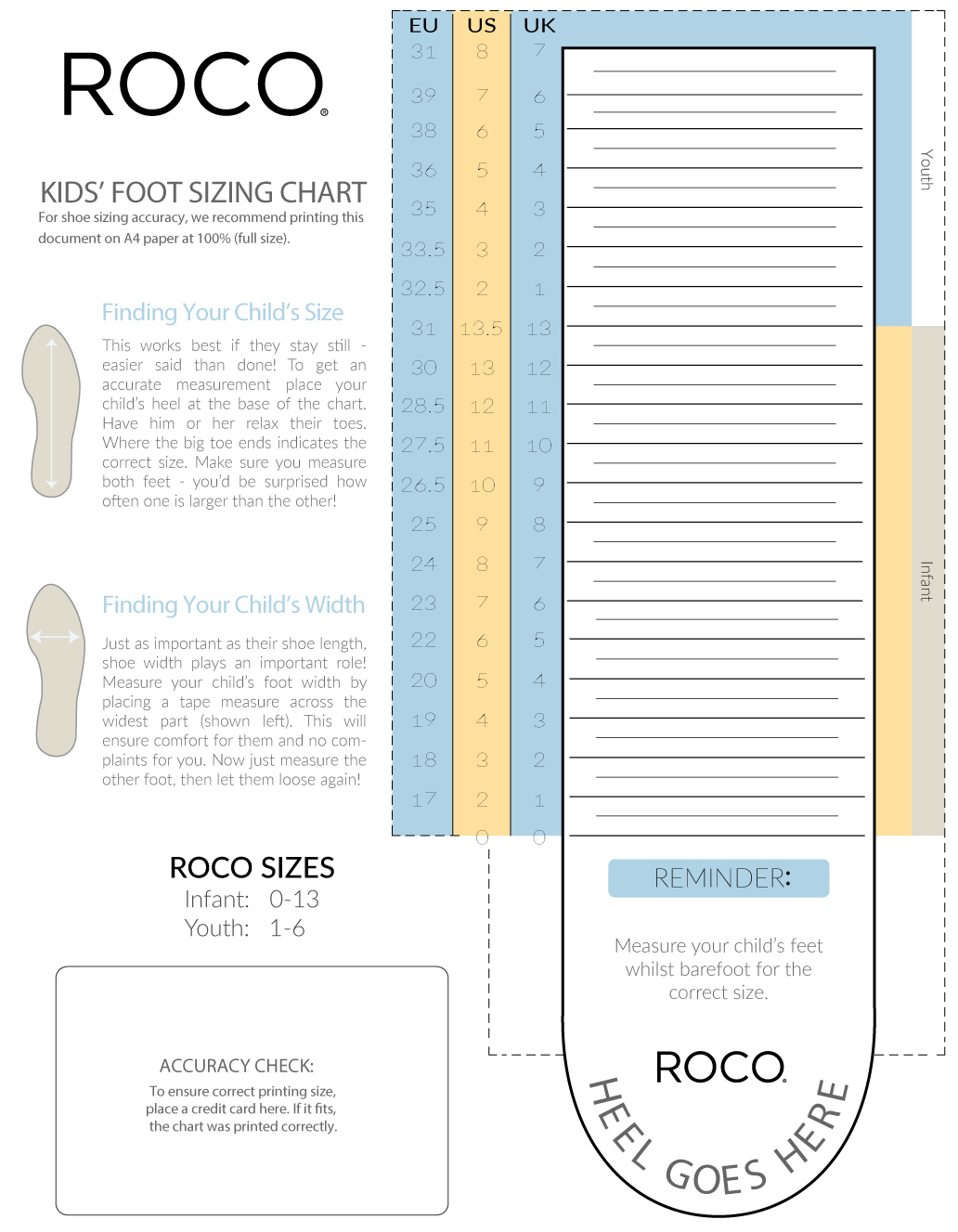 Infographic | The Easiest Way To Measure Your Child&amp;#039;S Shoe Size pertaining to Foot Size Chart Printable