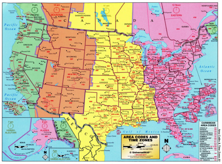 Us Time Zone Chart Printable