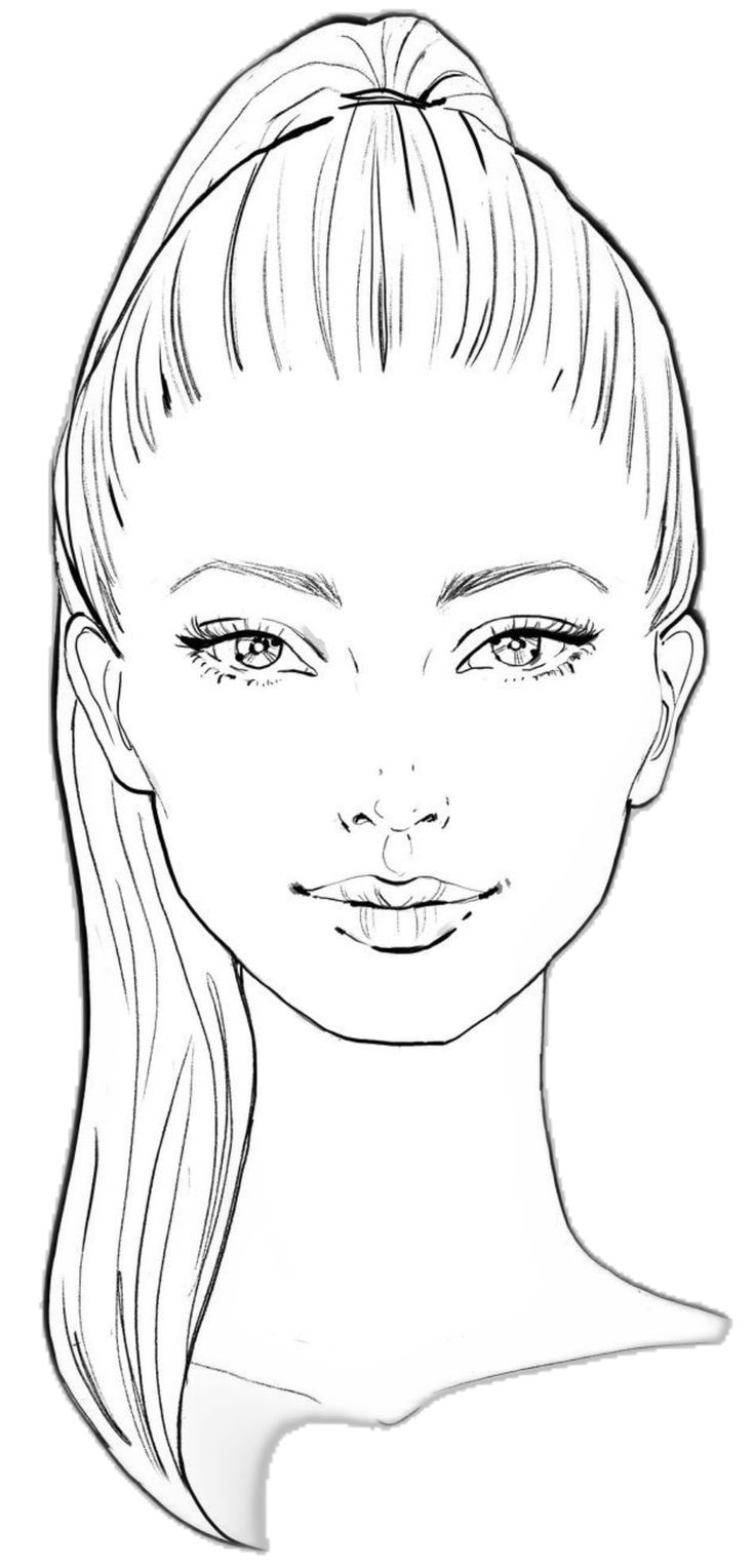 Makeup Face Chart, Face Chart Practice Sheets, Printable Makeup regarding Face Chart Printable