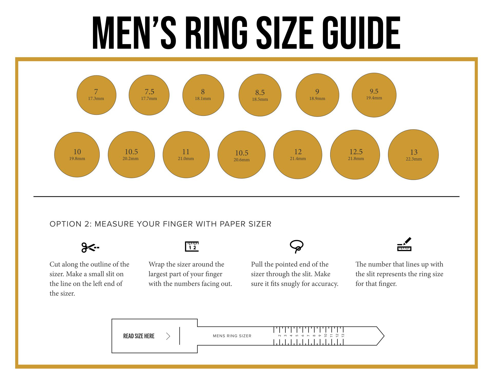 Mens Ring Sizer 2025 Printable intended for Mens Ring Size Chart Printable