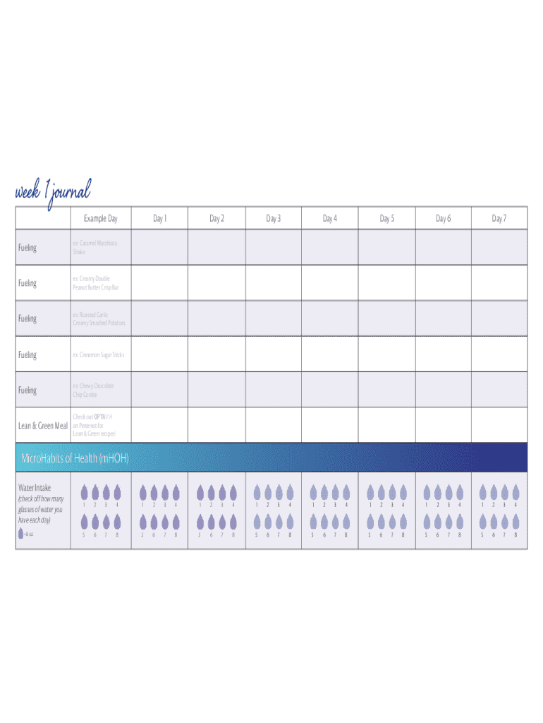 Optavia Lean And Green Chart Pdf: Fill Out &amp;amp; Sign Online | Dochub with Optavia Lean And Green Chart Printable