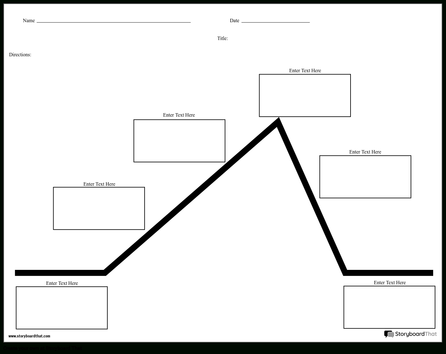 Plot Diagram Worksheet Templates | Storyboardthat for Plot Chart Printable