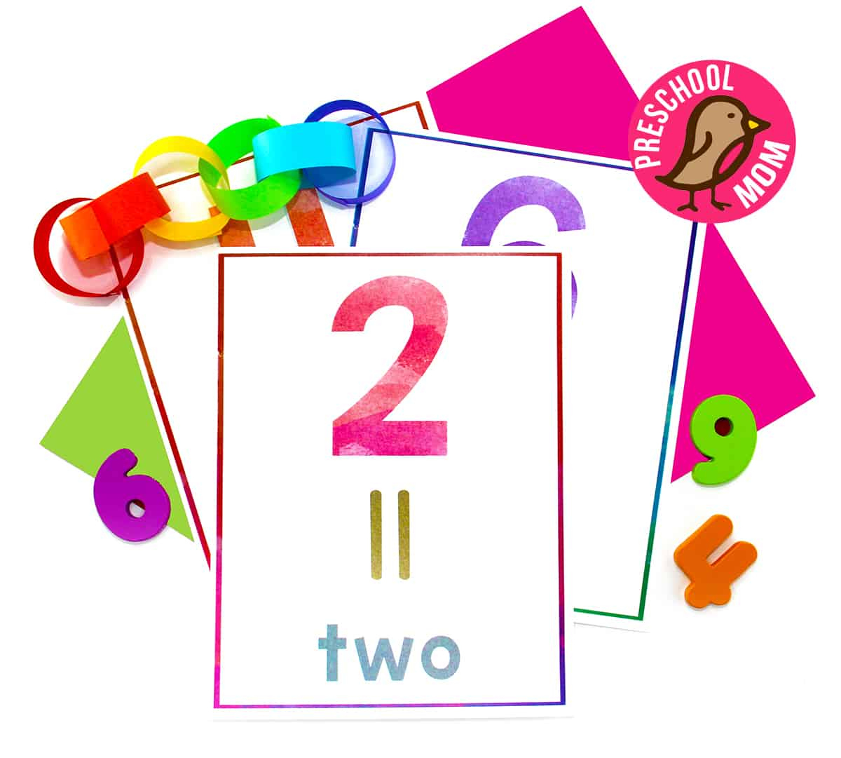 Preschool Number Charts - Preschool Mom throughout Preschool Number Chart Printable