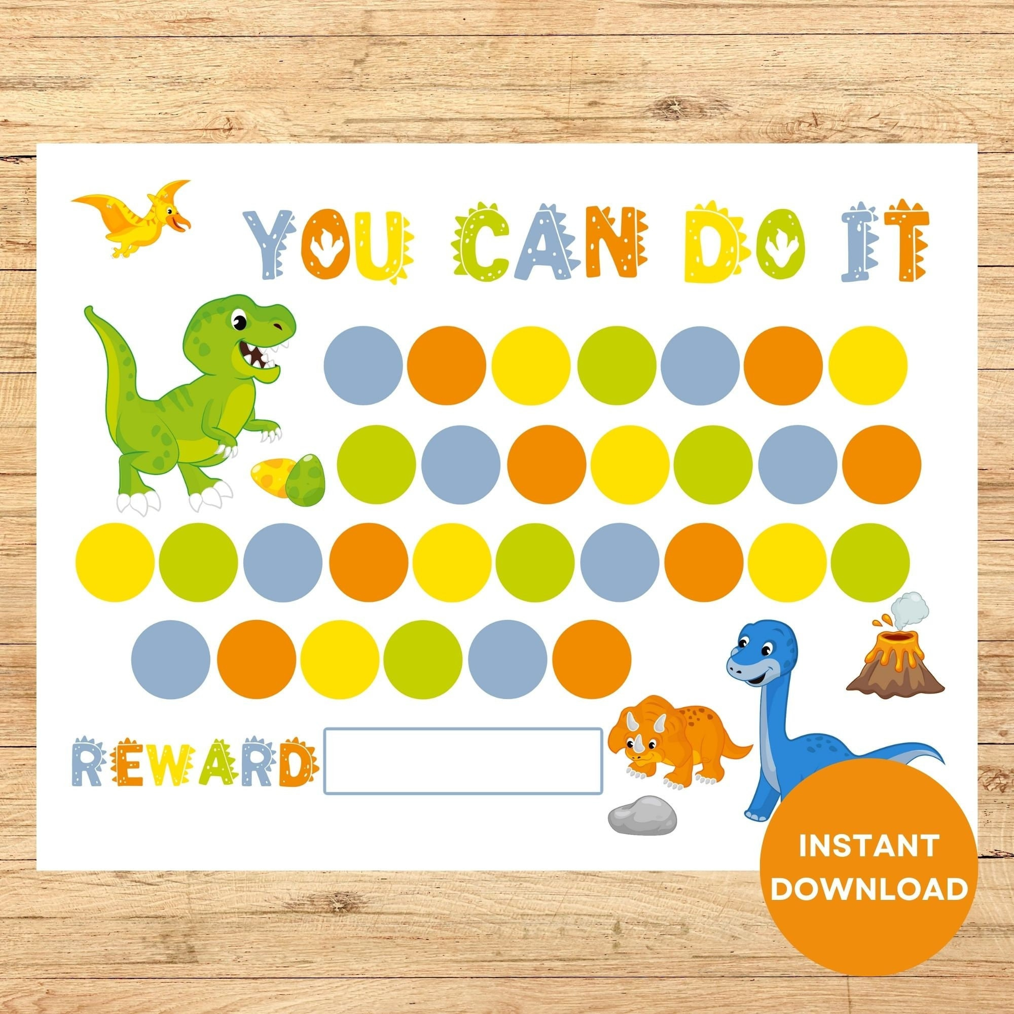 Printable Dinosaur Reward Chart, Dinosaur Potty Chart, Dinosaur within Free Printable Dinosaur Reward Chart Printable