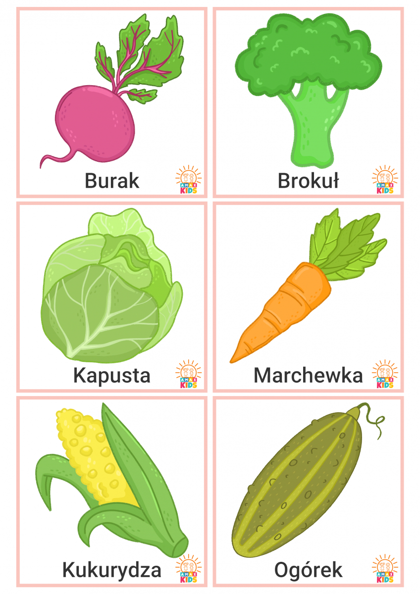 Printable Flashcards For Kids – Fruits And Vegetables | Amax Kids regarding Vegetable Chart Printable