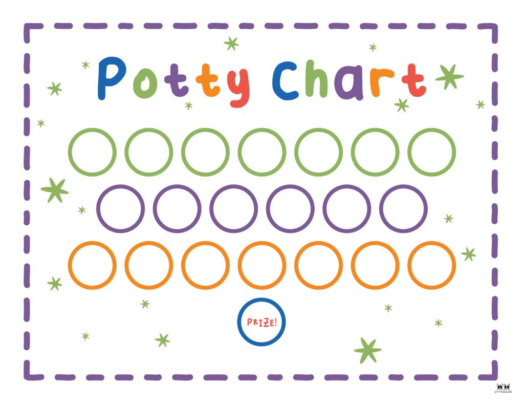 Printable Potty Training Charts - 20 Pages | Printabulls with Train Potty Chart Printable