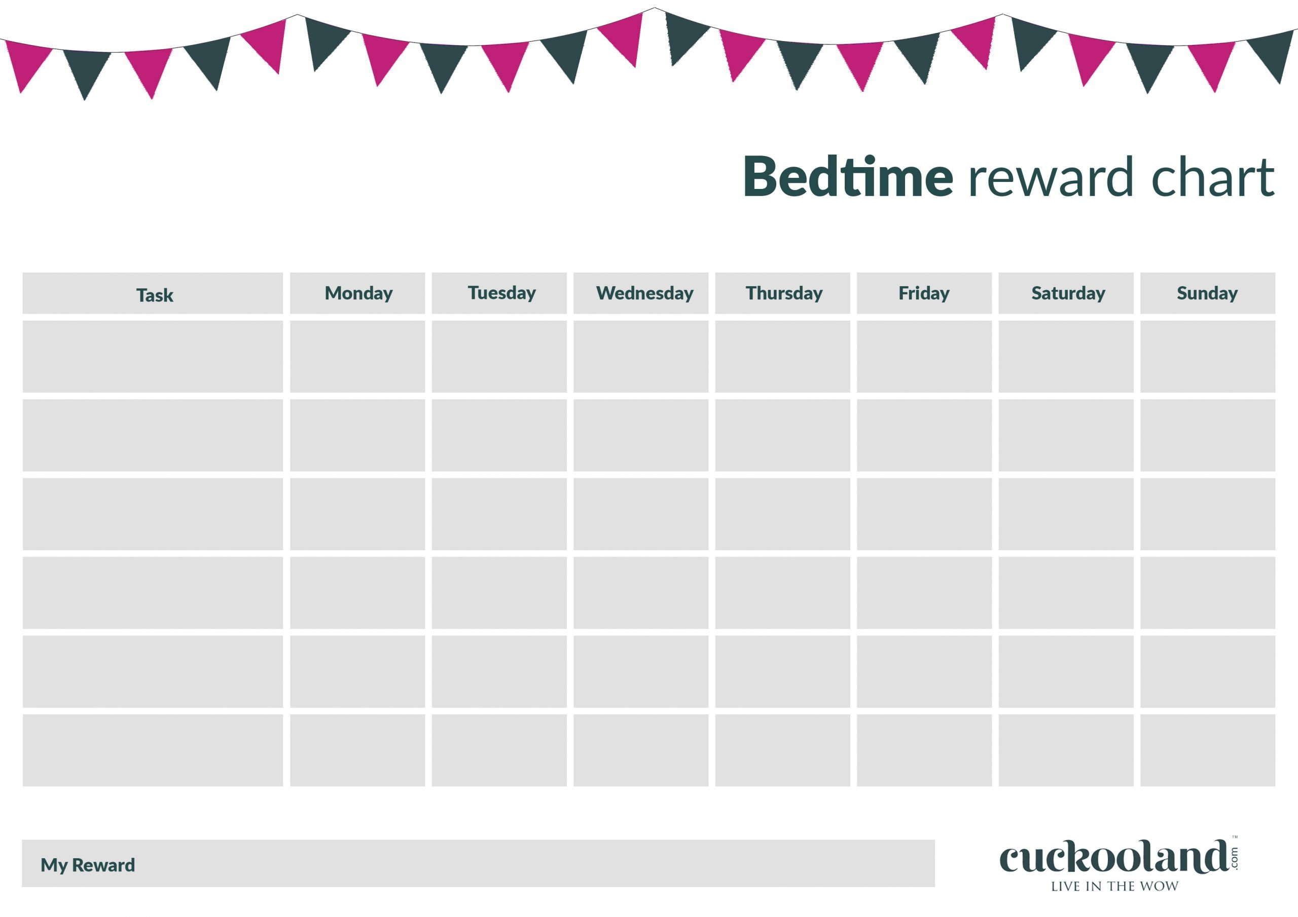Printable Reward Charts For Kids | Cuckooland within Sleep Reward Chart Printable Free
