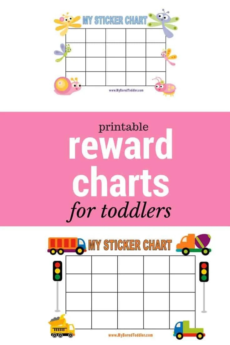 Printable Reward Charts - My Bored Toddler Reusable And Fun! throughout Sticker Chart Printable Editable