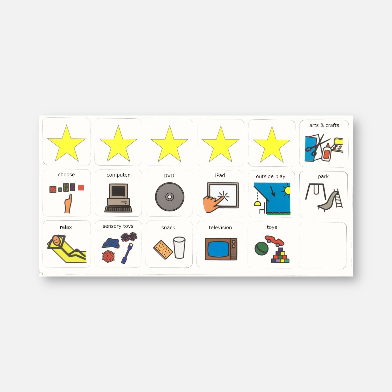 Reward Chart regarding Autism Reward Chart Printable
