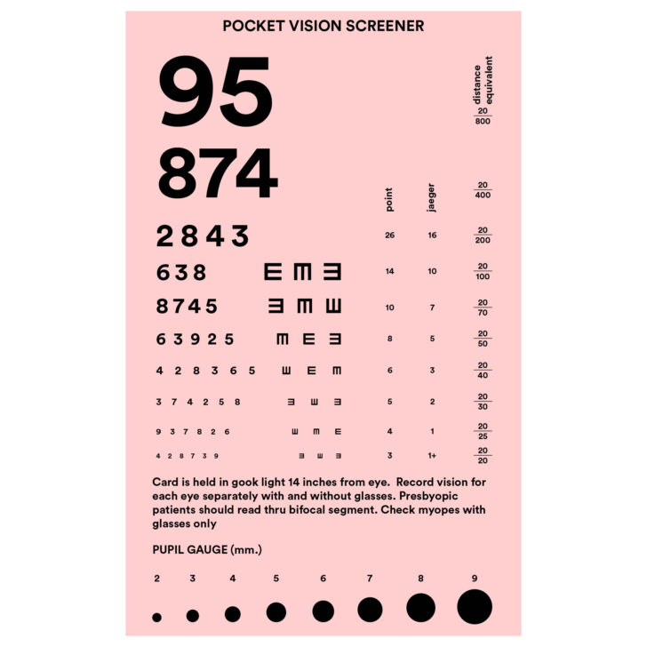 Rosenbaum Eye Chart Printable