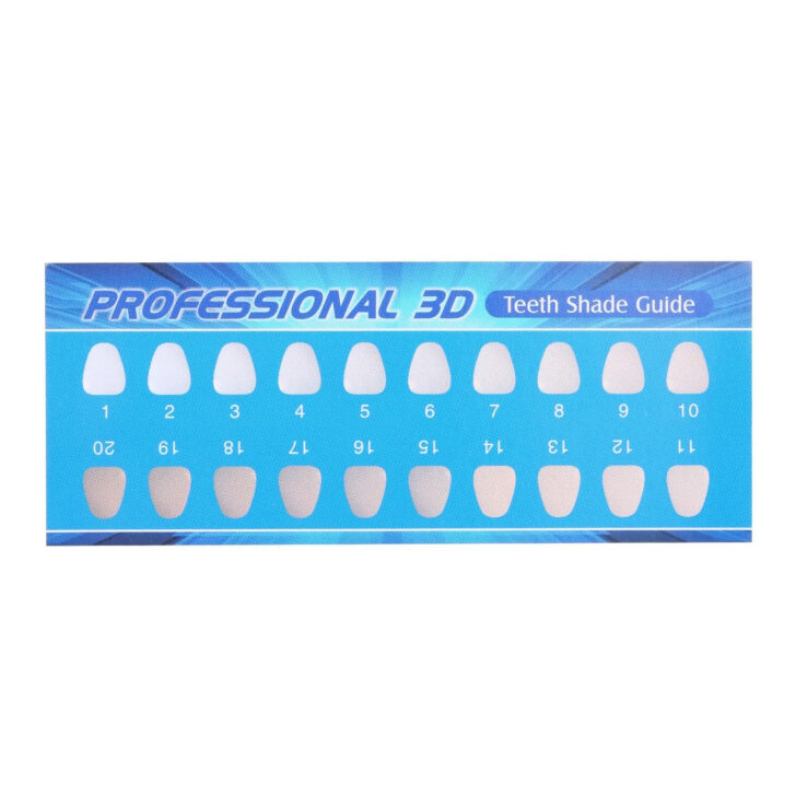 Tooth Color Chart Printable
