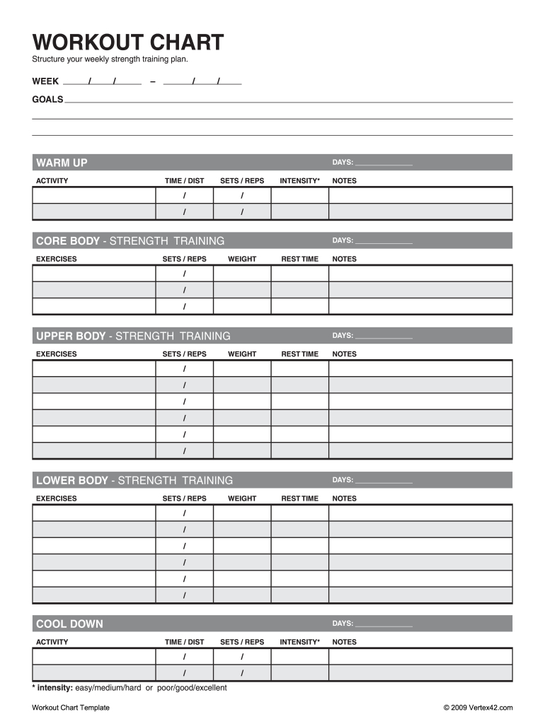 Weight Lifting Chart Pdf: Fill Out &amp;amp; Sign Online | Dochub intended for Weight Lifting Chart Printable