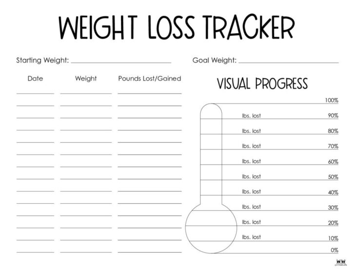 Free Weight Chart Printable