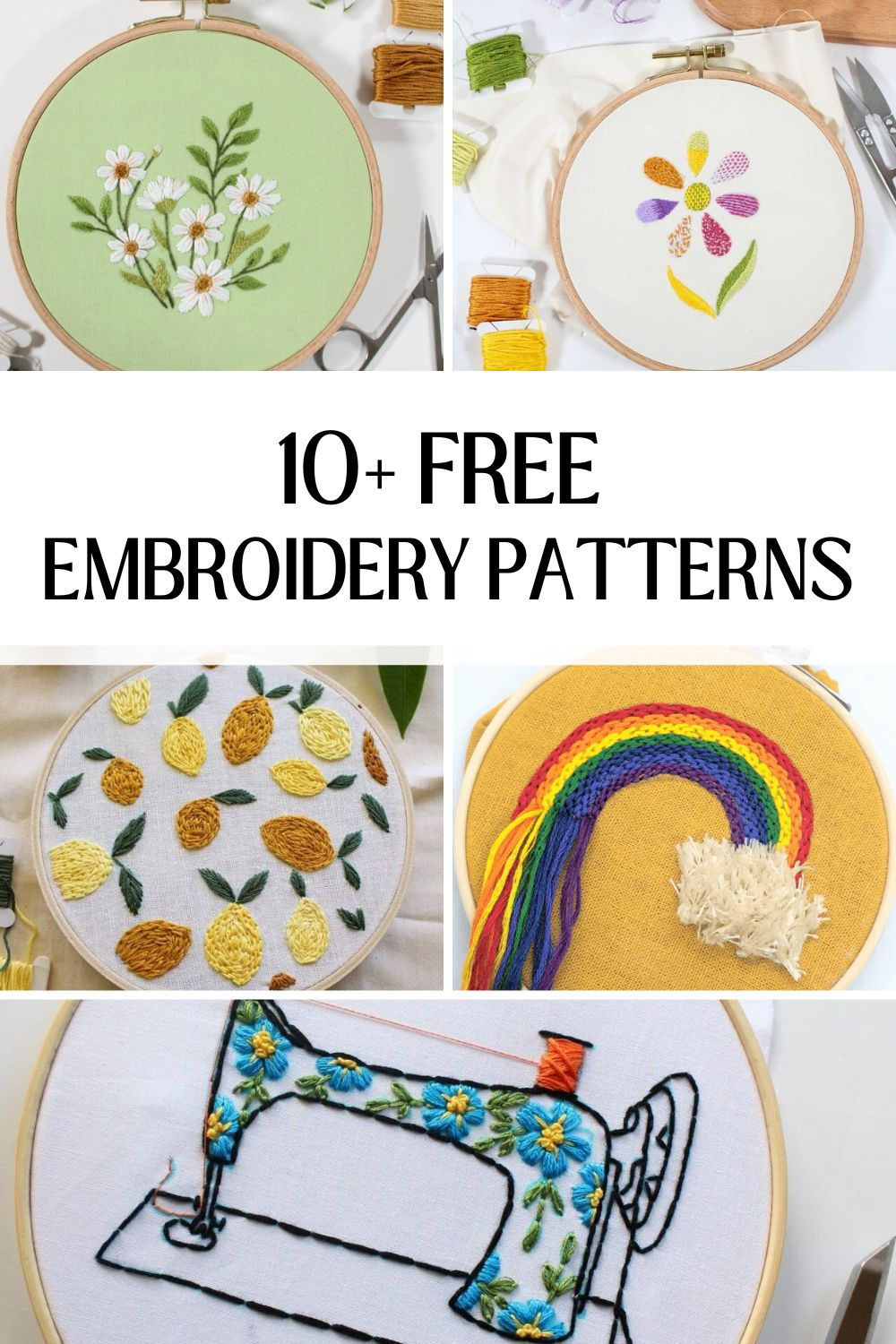 10+ Amazing Free Embroidery Patterns For Beginners - for Free Printable Crewel Patterns