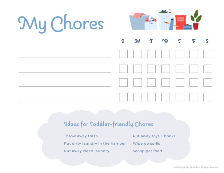 Chore Chart Printable
