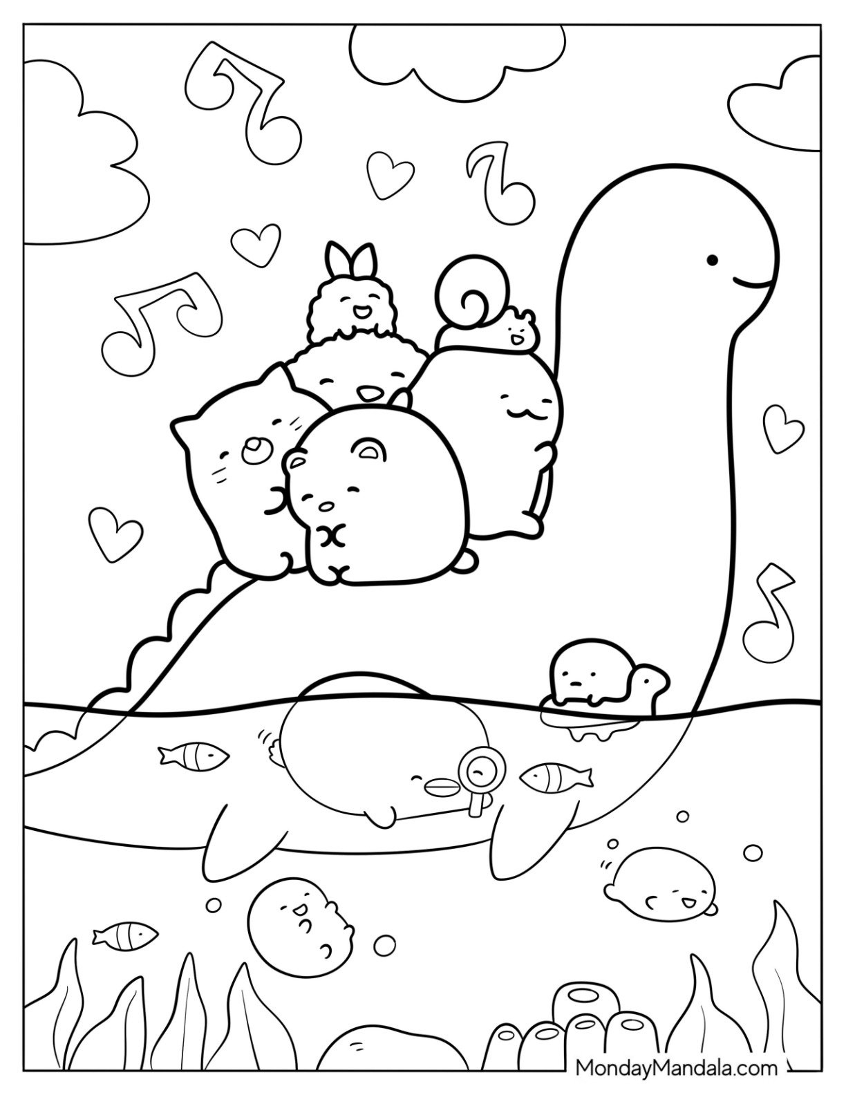 100 Kawaii Coloring Pages (Free Pdf Printables) pertaining to Free Kawaii Printables