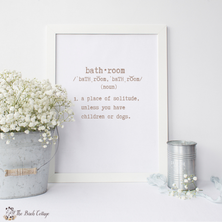 Free Bathroom Quotes Printables