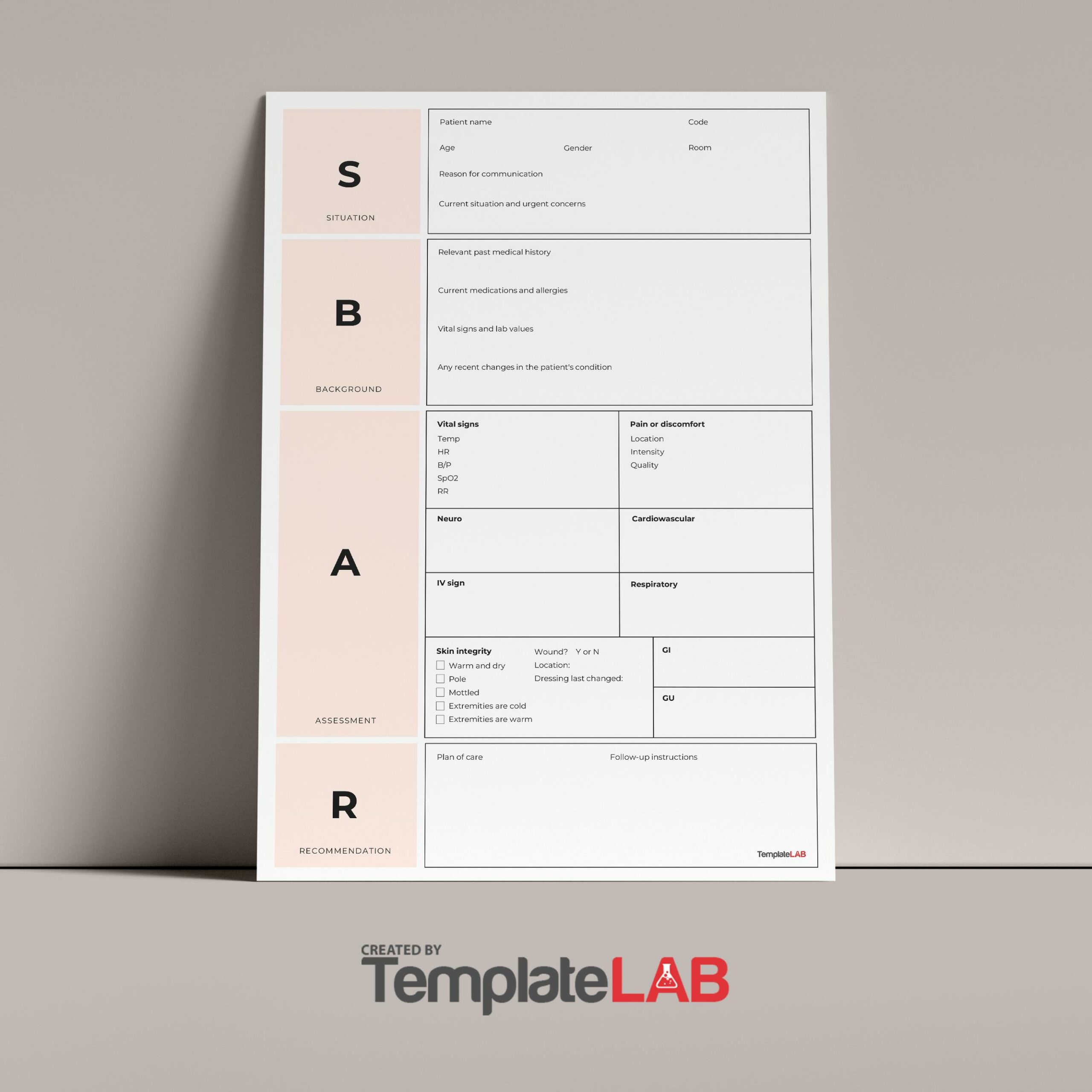 13 Blank Sbar Templates (Word, Pdf) ᐅ Templatelab inside Free Blank Sbar Template