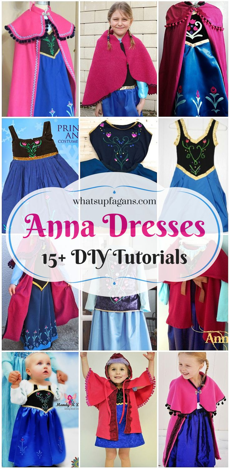 15+ Awesome Diy Princess Anna Costume Tutorials For Little Girls in Anna Diy Costume Printable Stencil
