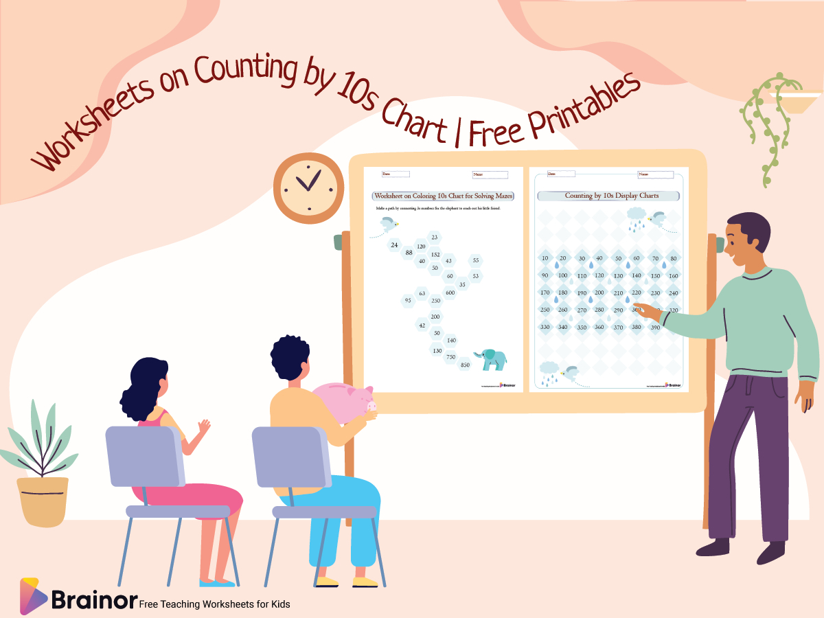 15 Worksheets On Counting10S Chart | Free Printables in Counting By 10&amp;#039;S Chart Printable