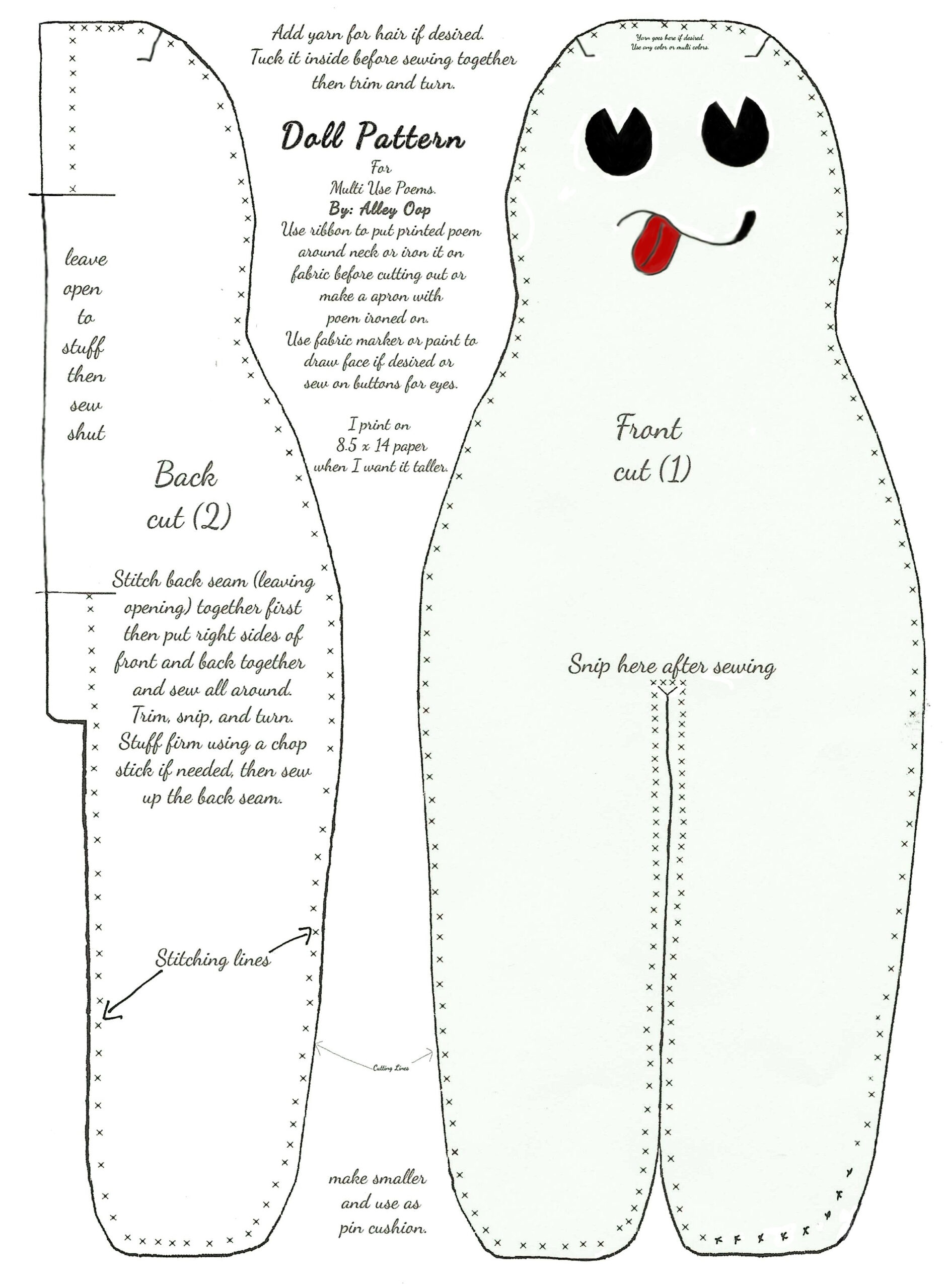 17 Dammit Dolls Ideas | Dammit Doll, Dolls, Doll Pattern in Printable Dammit Doll Pattern