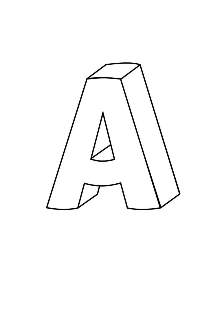 18 Free Printable Bubble Letters Templates inside Free Printable 3D Alphabet Letters