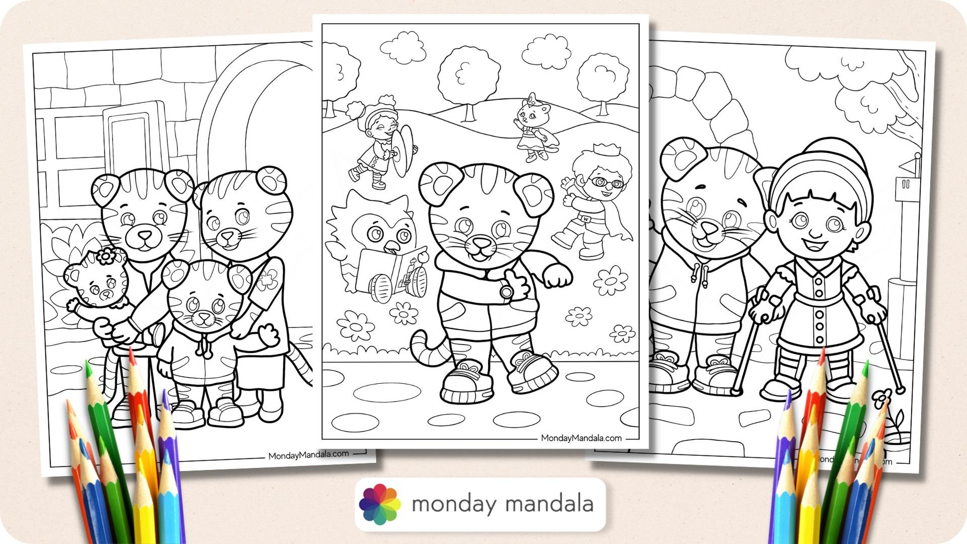 20 Daniel Tiger Coloring Pages (Free Pdf Printables) intended for Daniel Tiger Free Printables