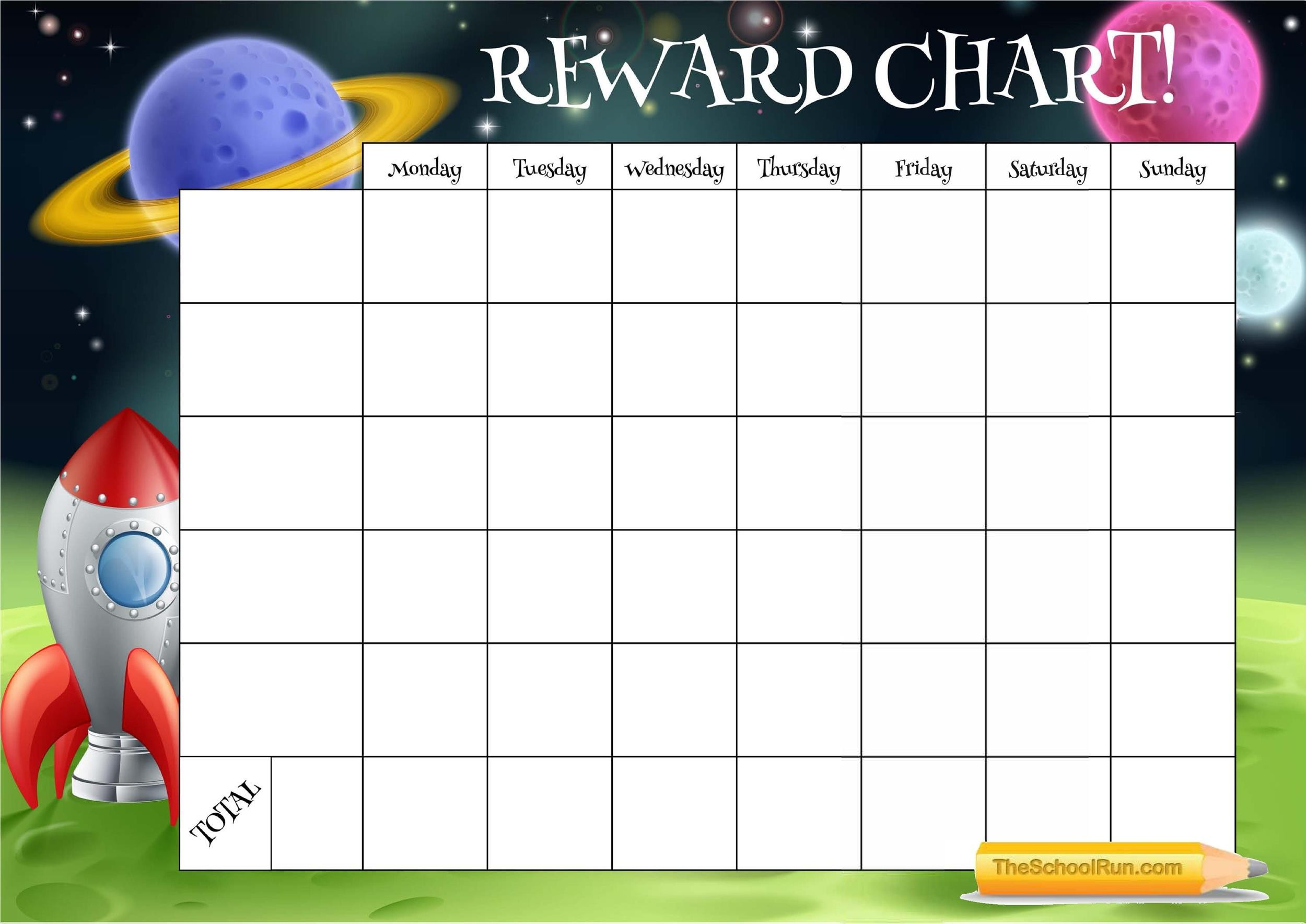 22 Printable Reward Charts For Kids (Pdf, Excel &amp;amp; Word) in Monthly Behavior Chart Printable