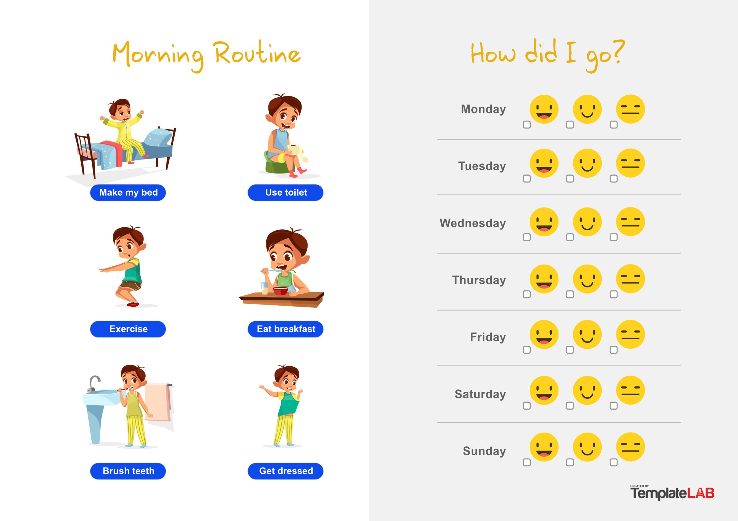 22 Printable Reward Charts For Kids (Pdf, Excel &amp;amp; Word) throughout Visual Reward Chart Printable