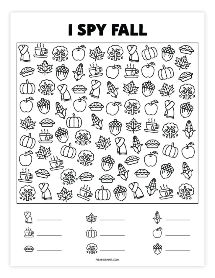 Free I Spy Printables For Adults