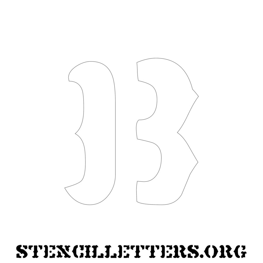 3 Inch Free Printable Individual 207 Old Western Uppercase Letter inside Free Printable Old Western Alphabet Stencils Templates