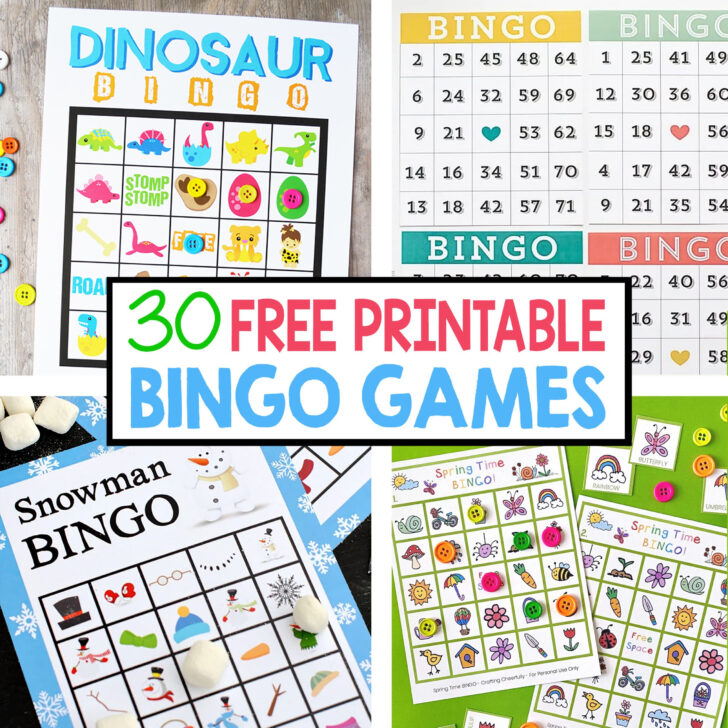 Free Printable Bingo Patterns