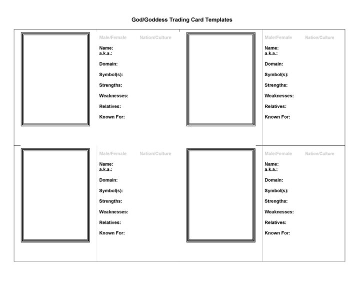 Free Printable Baseball Cards