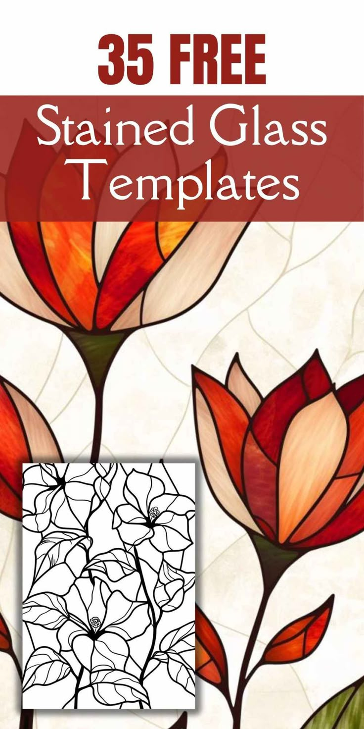 35 Free Printable Stained Glass Patterns! pertaining to Free Printable Faux Stained Glass Patterns
