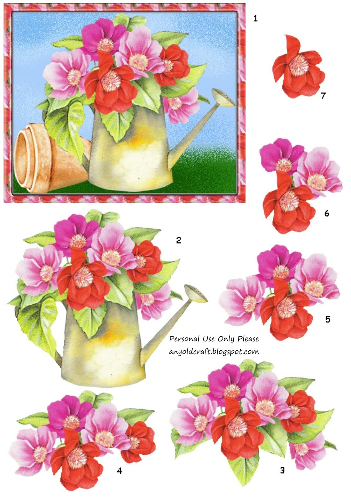 3D Decoupage And Matching Papers Freebie with regard to Free Printable 3d Decoupage Sheets