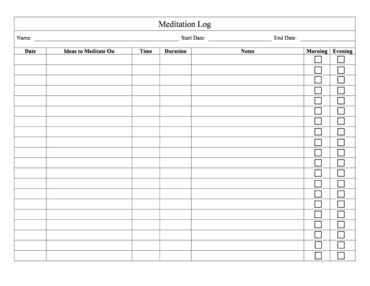 Medicine Time Chart Printable