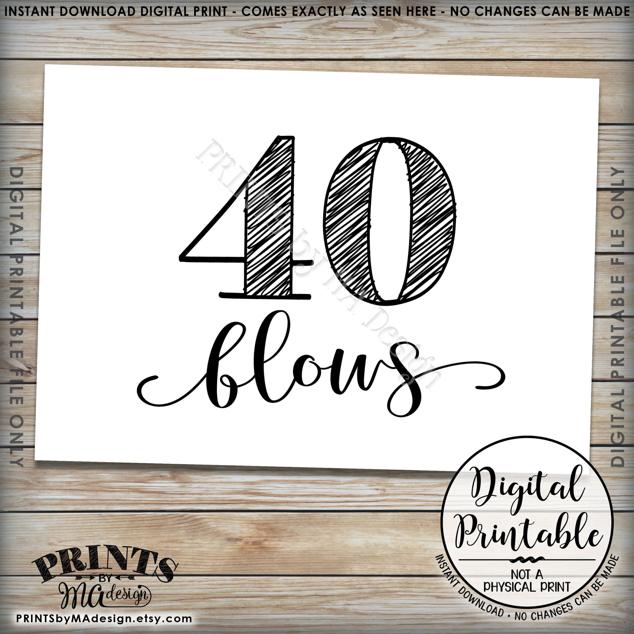 40Th Birthday Signs, 40 Sucks 40 Blows 40 Can Kiss It Candy Bar with regard to 40 Blows Free Printable