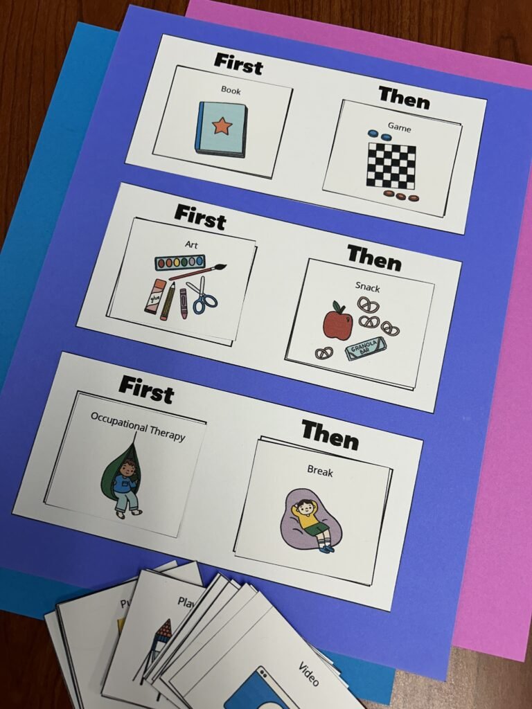 5 Free Visual Schedule Templates (Plus How To Use Them) inside First Then Visual Schedule Free Printable