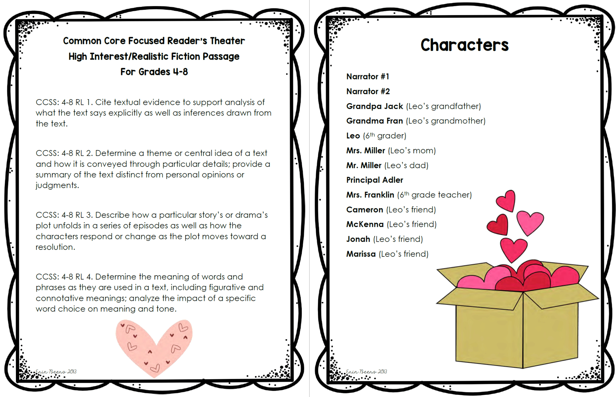 A Valentine&amp;#039;S Day Reader&amp;#039;S Theater For Middle School regarding Free Printable Readers Theater Scripts