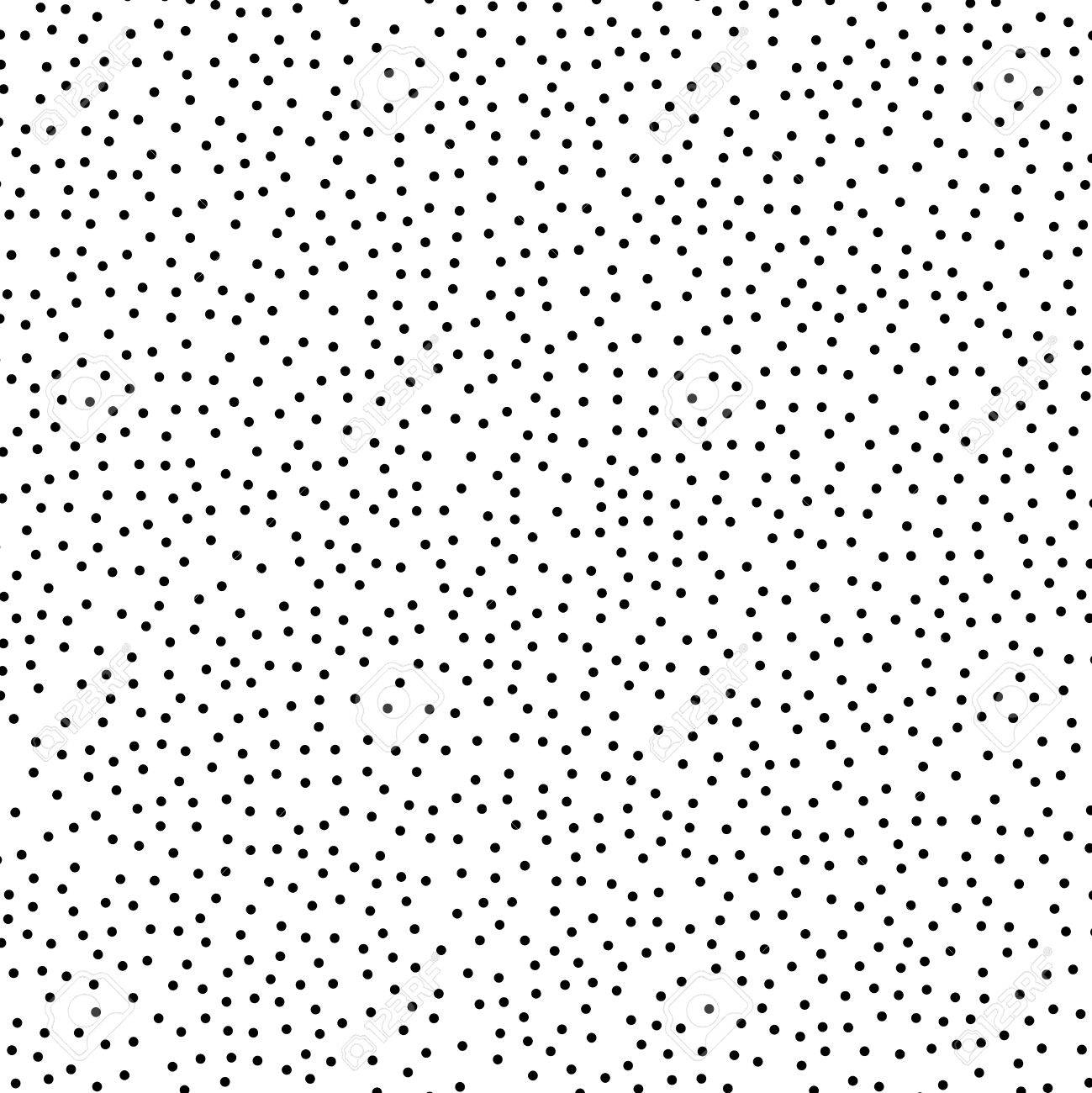 Abstract Vector Stipple Dots Pattern Black. Polka Dots. Royalty in Free Stippling Printable Patterns